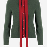 CARDIGAN IN CASHMERE CON NASTRO WEB 864967 XKFGP3061 GUCCI 
