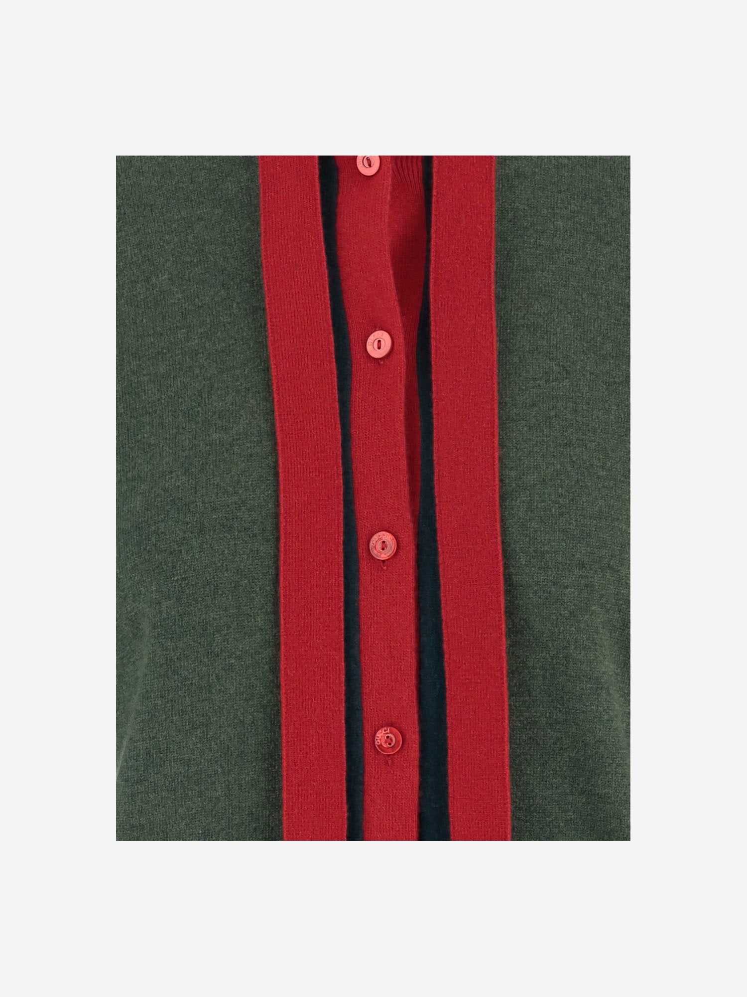 CARDIGAN IN CASHMERE CON NASTRO WEB 864967 XKFGP3061 GUCCI 