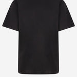 T-SHIRT IN COTONE E SETA CON LOGO 865015 XJHUF1152 GUCCI 