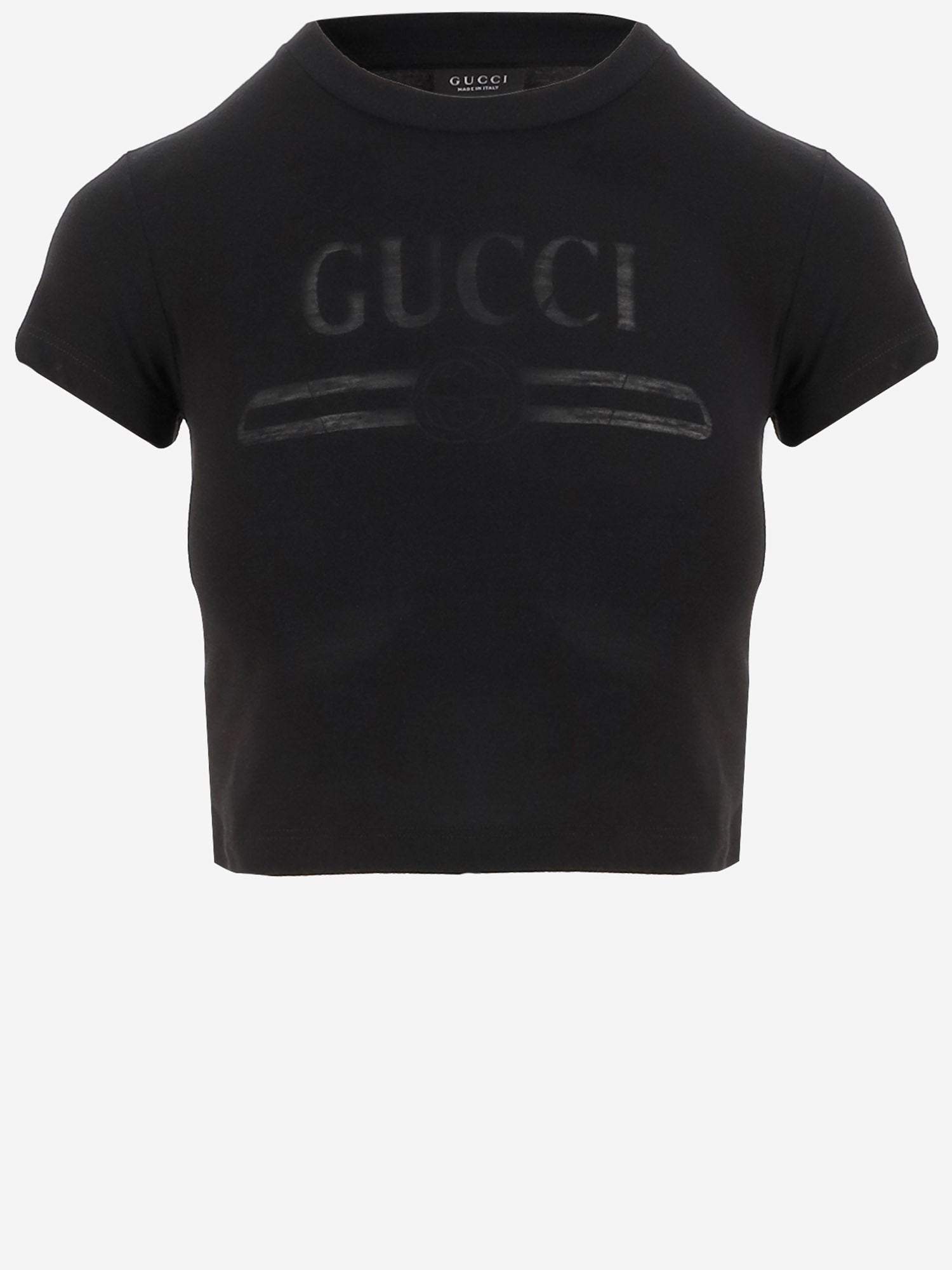 T-SHIRT IN MISTO COTONE CON LOGO 865017 XJHT11000 GUCCI 