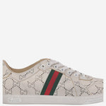SNEAKERS IN PELLE CON  LOGO 865050 AAGGP9166 GUCCI 