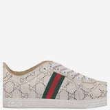 SNEAKERS IN PELLE CON  LOGO 865050 AAGGP9166 GUCCI 