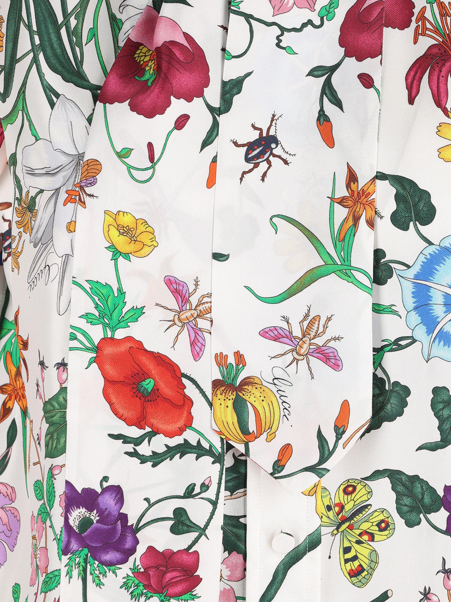 CAMICIA IN SETA CON MOTIVO FLOREALE 865715 ZAUU89413 GUCCI 