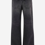 Jeans in denim di cotone con dettaglio morsetto 866906 XDDF11165 GUCCI 