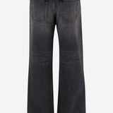 Jeans in denim di cotone con dettaglio morsetto 866906 XDDF11165 GUCCI 