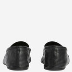 MOCASSINI IN PELLE CON MORSETTO 867507 AAGEH1000 GUCCI 