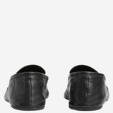 MOCASSINI IN PELLE CON MORSETTO 867507 AAGEH1000 GUCCI 