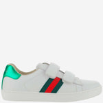 SNEAKER ACE IN PELLE CON NASTRO WEB 455448 CPWP09085 GUCCI KIDS 