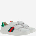 SNEAKER ACE IN PELLE CON NASTRO WEB 455448 CPWP09085 GUCCI KIDS 