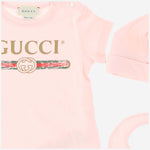 SET TUTINA BAVAGLINO E BERRETTO CON LOGO 548249 X3L645861 GUCCI KIDS 