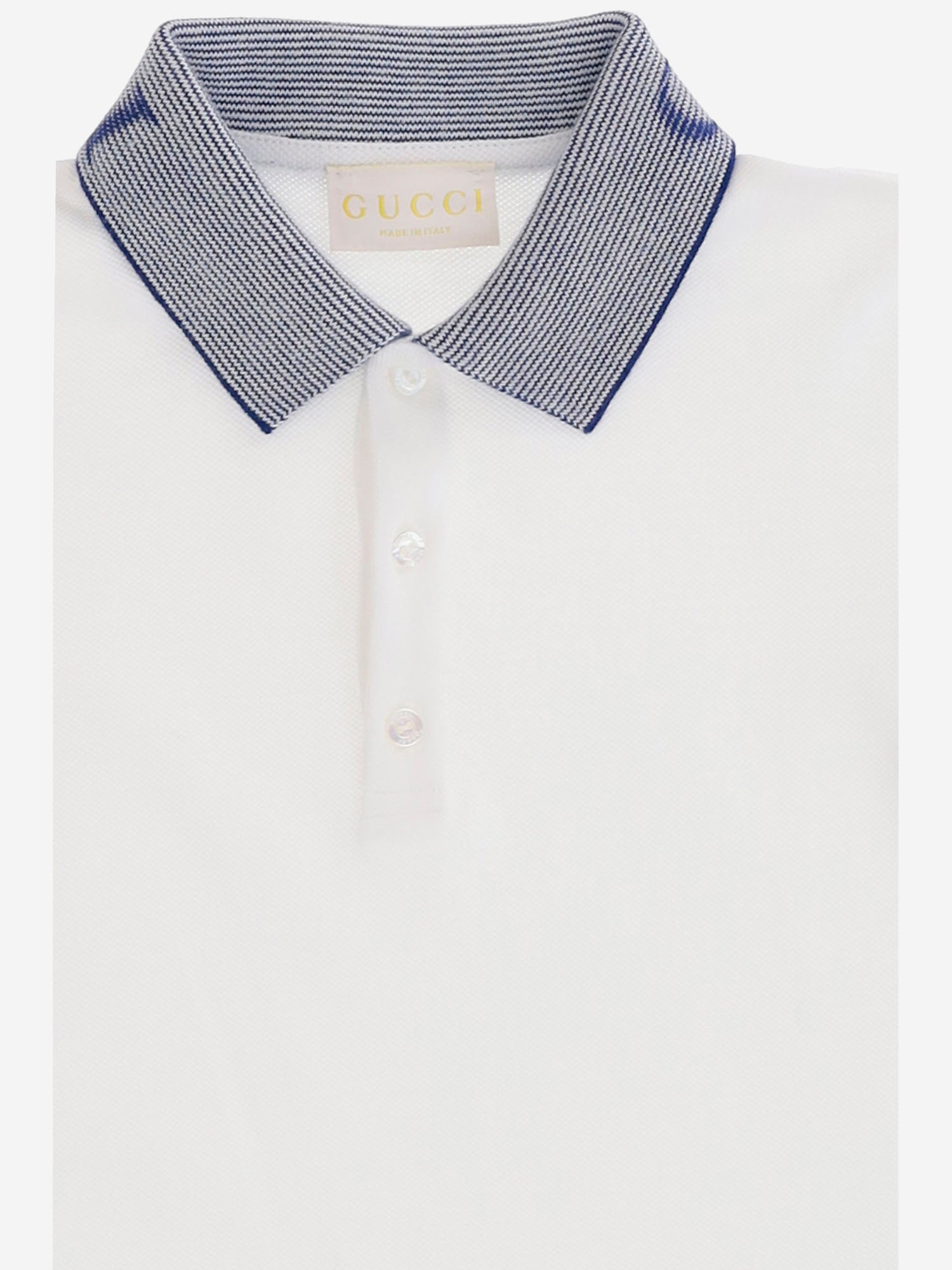 POLO IN COTONE CON COLLETTO LOGATO 810982 XJHNK9030 GUCCI KIDS 