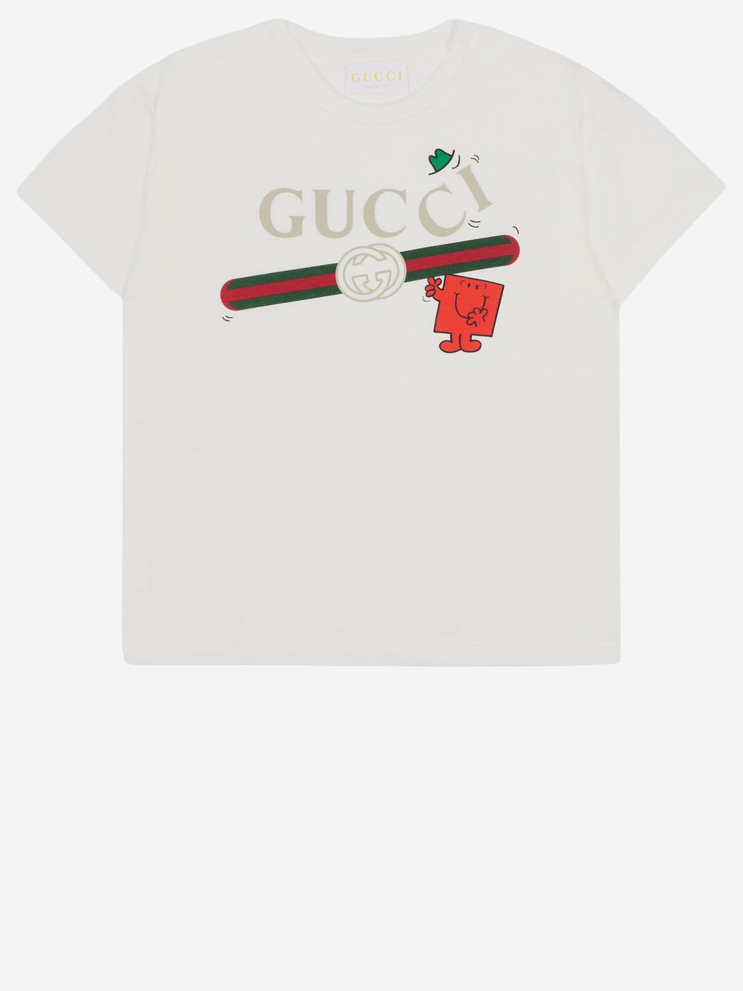 T-SHIRT IN COTONE CON STAMPA 837171 XJHPW9214 GUCCI KIDS 