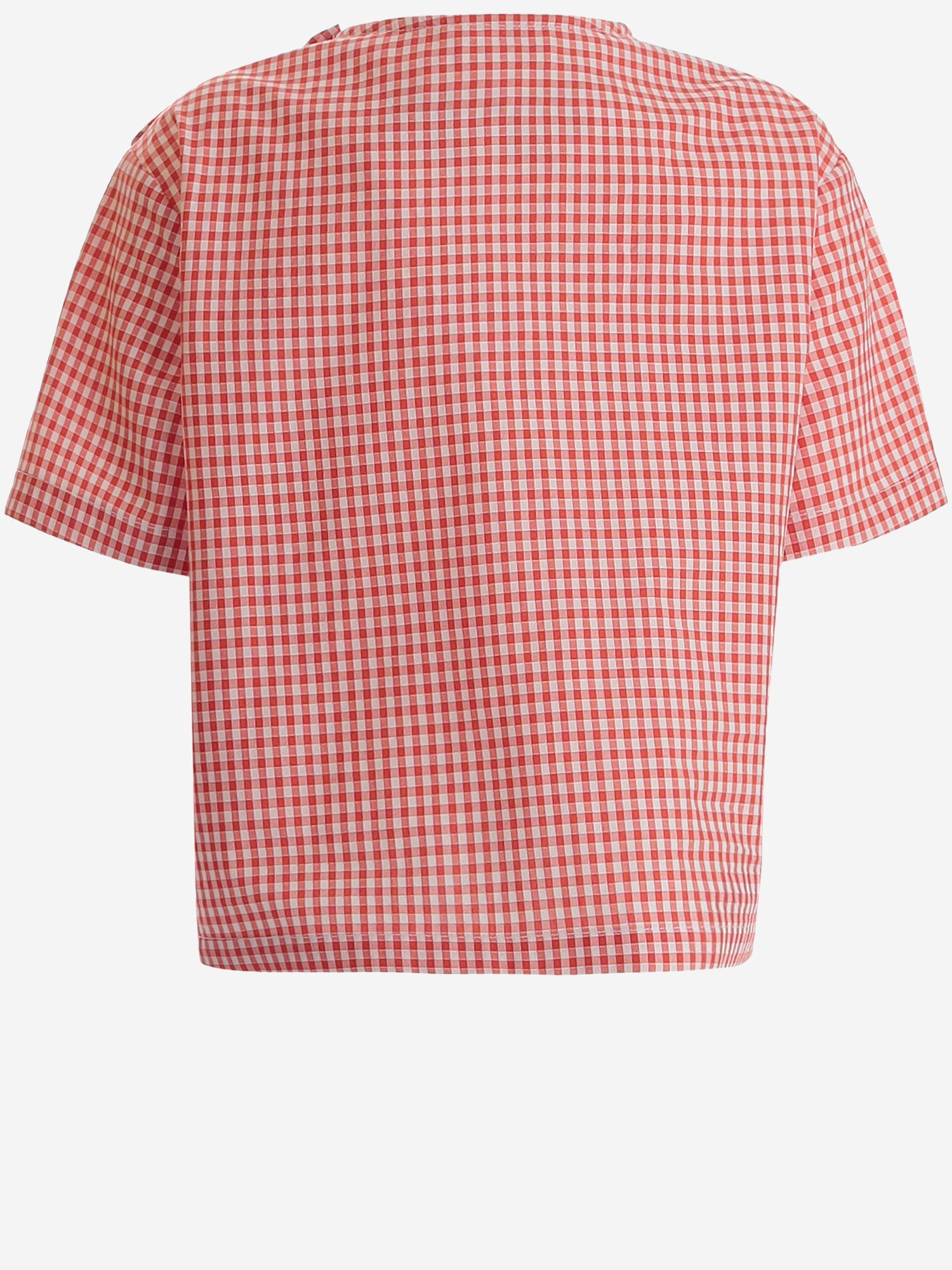 T-SHIRT IN COTONE CON MOTIVO A QUADRI 848696 XWA7X6312 GUCCI KIDS 