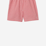 PANTALONI CORTI IN COTONE A QUADRETTI 848699 XWA7X6312 GUCCI KIDS 