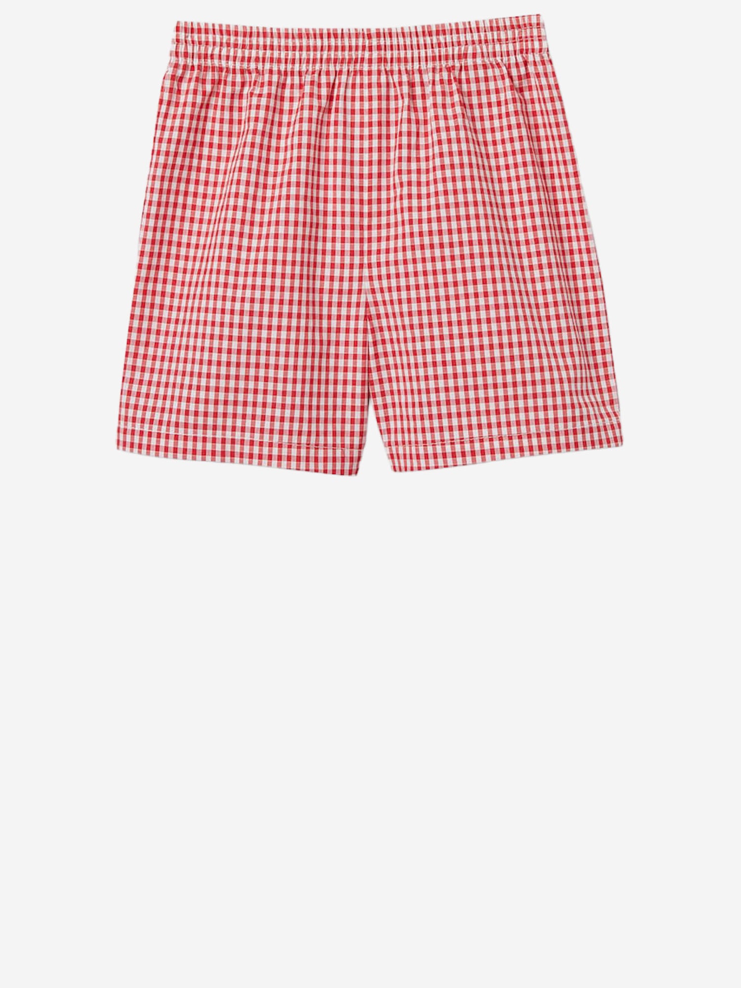 PANTALONI CORTI IN COTONE A QUADRETTI 848699 XWA7X6312 GUCCI KIDS 