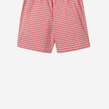 PANTALONI CORTI IN COTONE A QUADRETTI 848699 XWA7X6312 GUCCI KIDS 