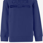 FELPA IN COTONE STRETCH CON LOGO 849011 XJHO64118 GUCCI KIDS 
