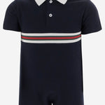 TUTINA IN COTONE CON WEB 849667 XJHNR4780 GUCCI KIDS 