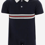 TUTINA IN COTONE CON WEB 849667 XJHNR4780 GUCCI KIDS 