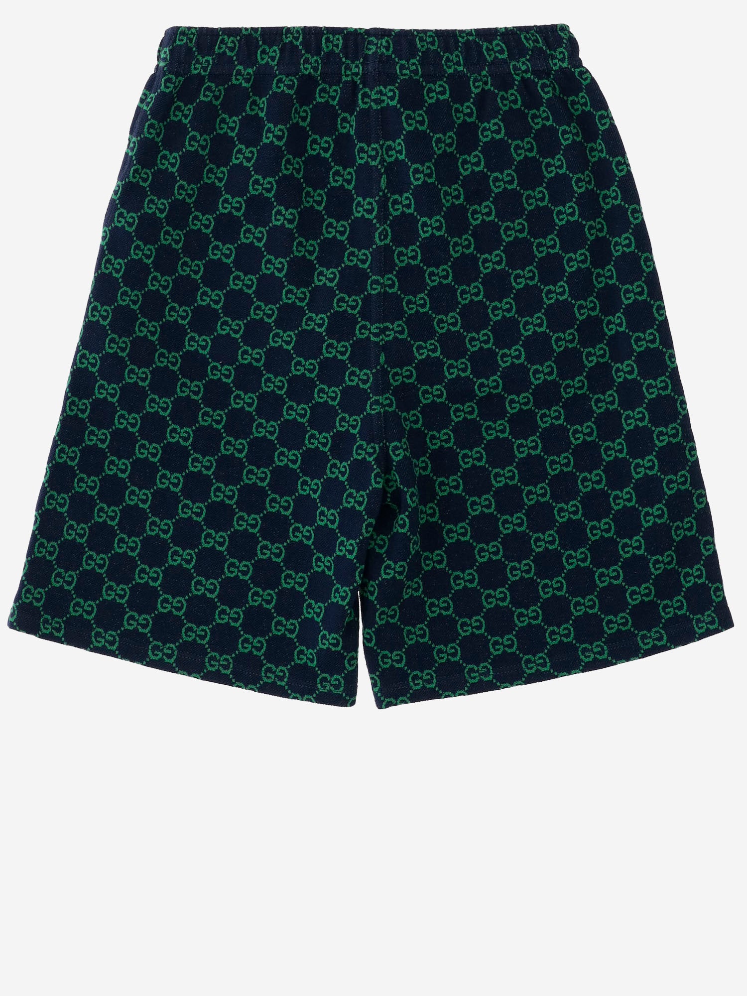 PANTALONI CORTI IN COTONE CON MOTIVO GG 849680 XJHA94085 GUCCI KIDS 