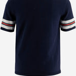 T-SHIRT IN COTONE CON BANDE A CONTRASTO 852806 XKFDC4044 GUCCI KIDS 