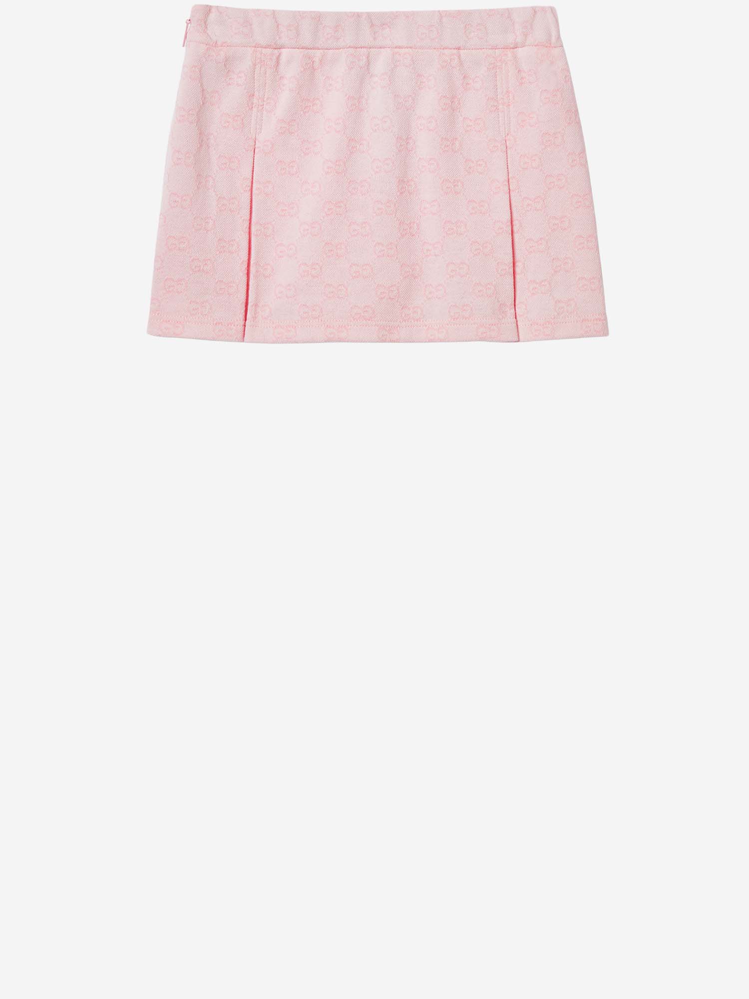 Minigonna in cotone GG 852823 XJHA95399 GUCCI KIDS 
