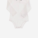 Body in cotone stretch con nastro web 853331 XJGXV9250 GUCCI KIDS 