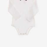 Body in cotone stretch con nastro web 853331 XJGXV9250 GUCCI KIDS 