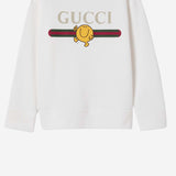 FELPA IN COTONE CON STAMPA 855825 XJHPV9214 GUCCI KIDS 