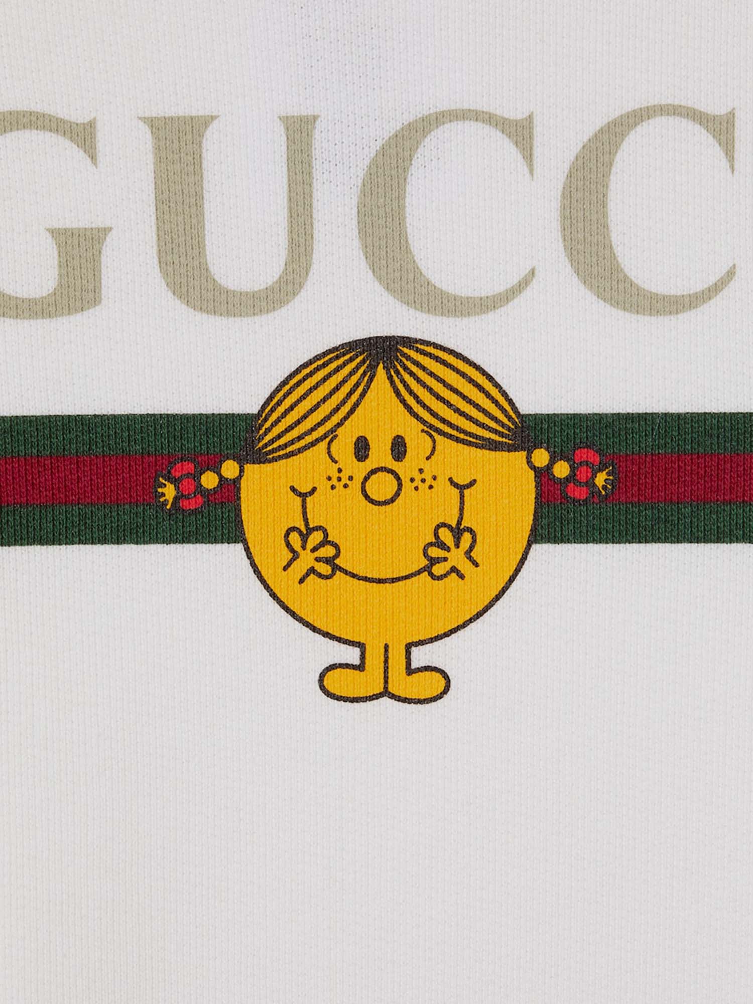 FELPA IN COTONE CON STAMPA 857208 XJHRH9214 GUCCI KIDS 