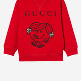 FELPA IN COTONE CON STAMPA 857454 XJHRA6178 GUCCI KIDS 