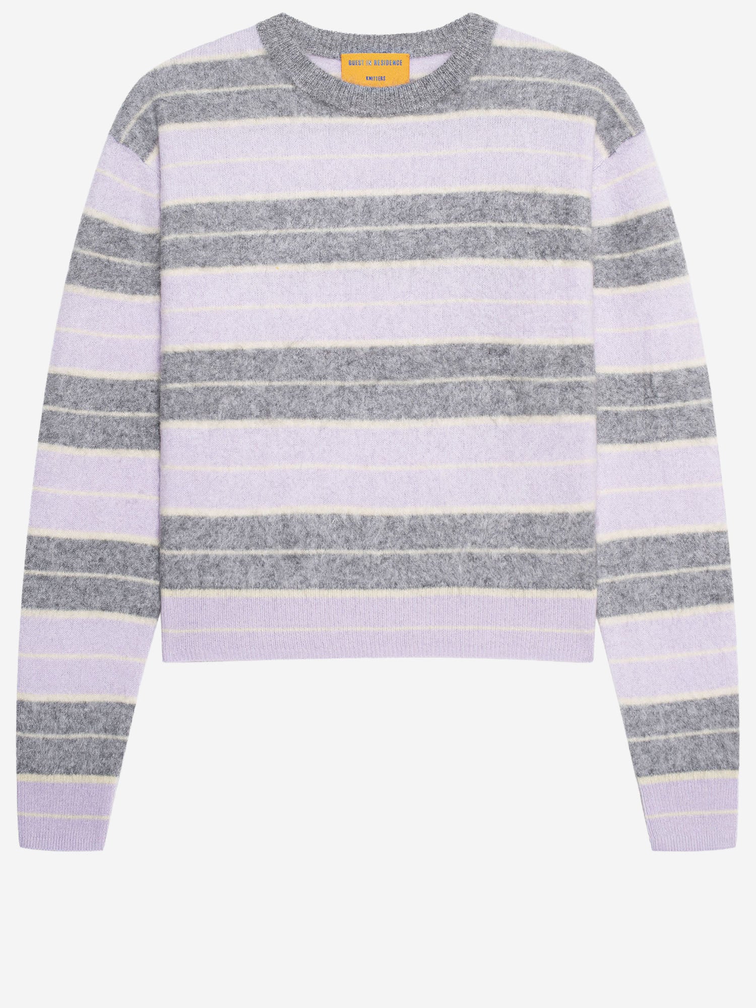 MAGLIONE IN CASHMERE CON MOTIVO A RIGHE W37910JM DUSCO GUEST IN RESIDENCE 