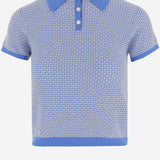 POLO PIQUE SHRUNKEN IN CASHMERE W39011WF AMSAICO GUEST IN RESIDENCE 