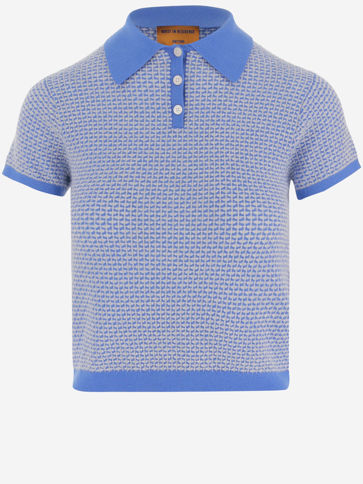 POLO PIQUE SHRUNKEN IN CASHMERE W39011WF AMSAICO GUEST IN RESIDENCE 