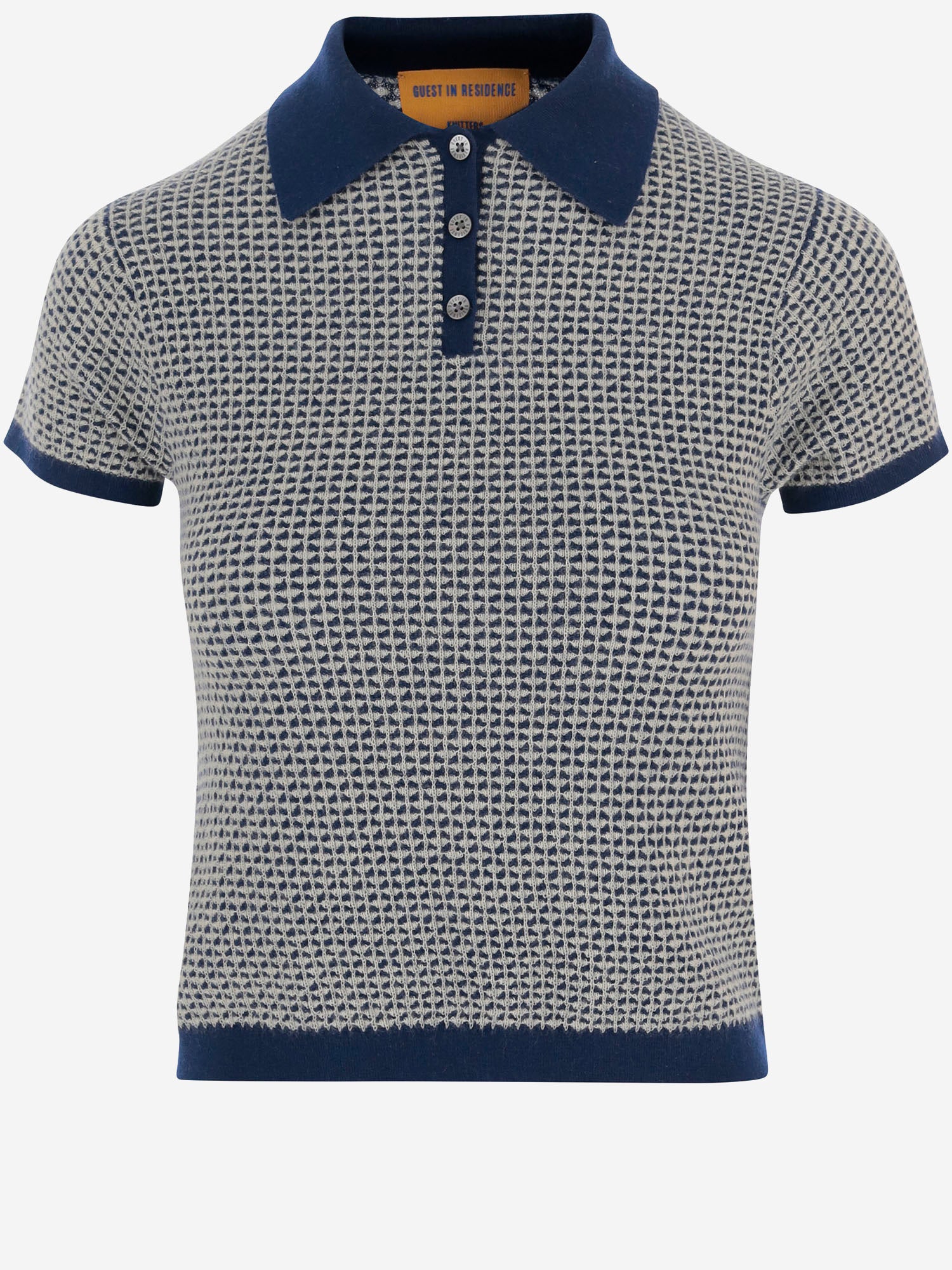 POLO PIQUE SHRUNKEN IN CASHMERE W39011WF NAVCO GUEST IN RESIDENCE 