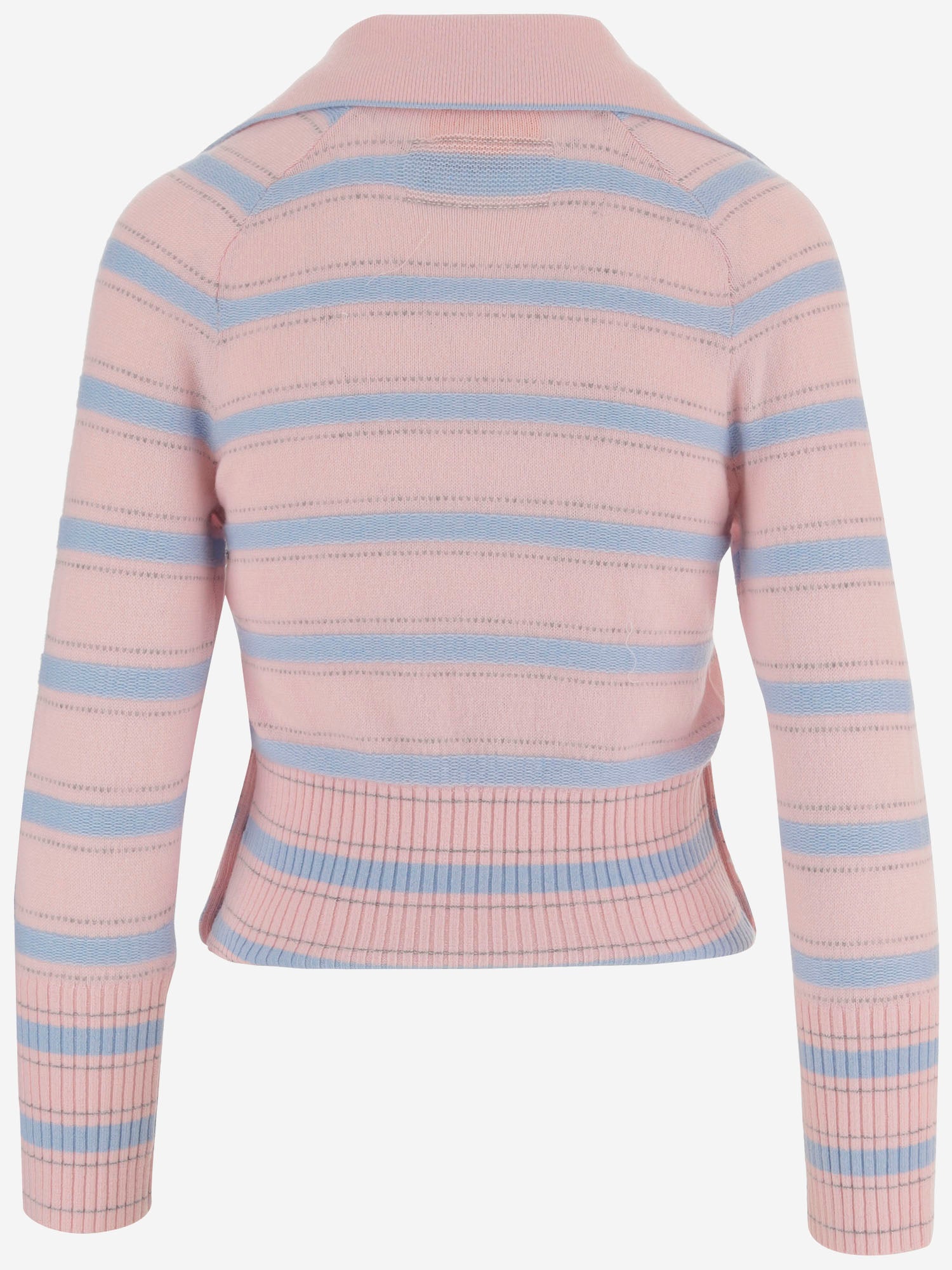 MAGLIA IN CASHMERE A RIGHE W40510AM PWPNKCO GUEST IN RESIDENCE 