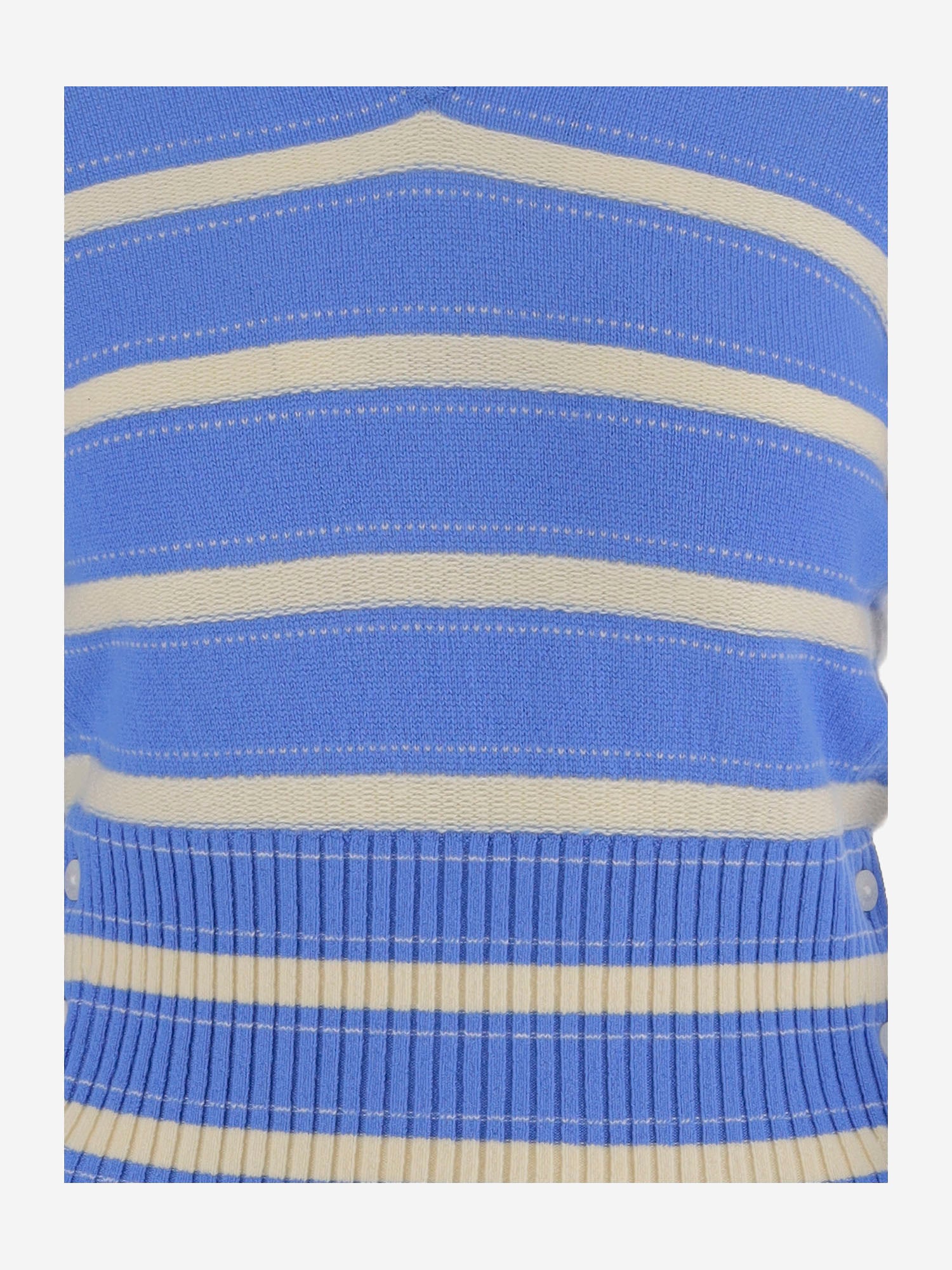 MAGLIA IN CASHMERE A RIGHE W40510AM SAILCOMBO GUEST IN RESIDENCE 