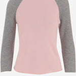 MAGLIA IN CASHMERE BICOLORE W40610JL PWPNKHGR GUEST IN RESIDENCE 