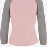 MAGLIA IN CASHMERE BICOLORE W40610JL PWPNKHGR GUEST IN RESIDENCE 