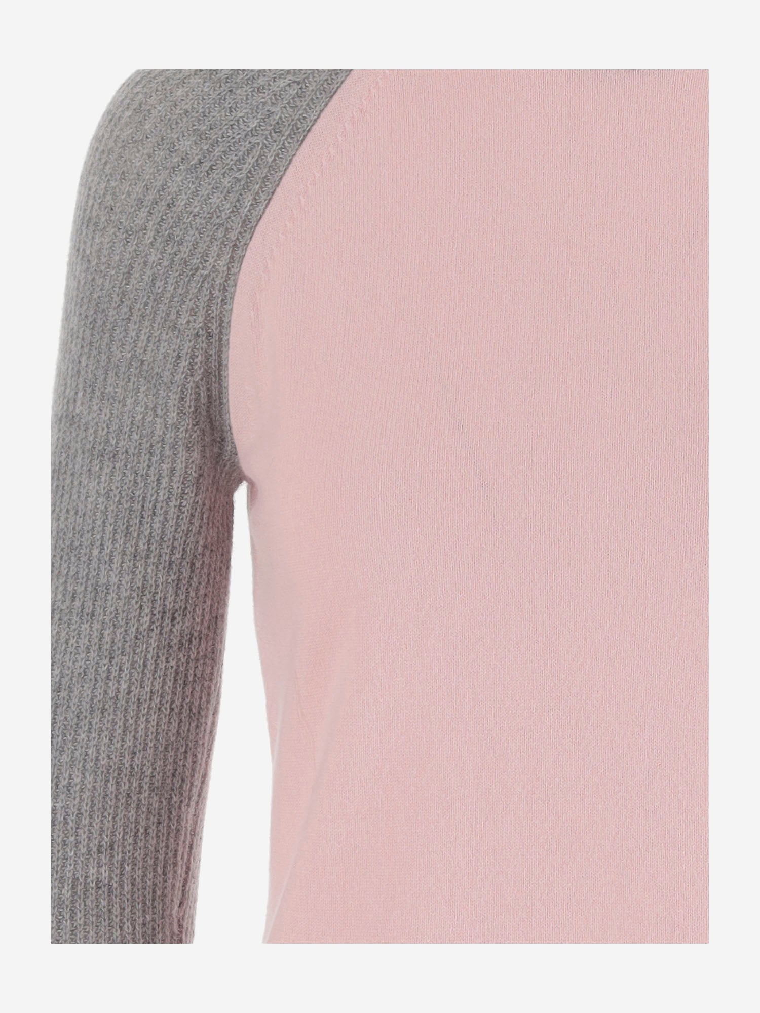 MAGLIA IN CASHMERE BICOLORE W40610JL PWPNKHGR GUEST IN RESIDENCE 