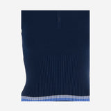 POLO MARCELLA IN COTONE E CASHMERE W41330JM NAV GUEST IN RESIDENCE 