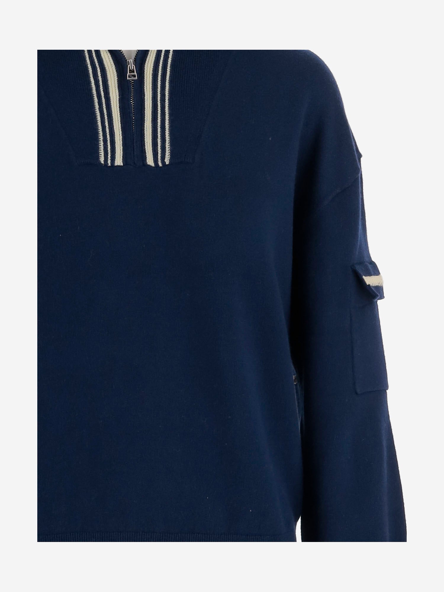 MAGLIA JIB IN COTONE E CASHMERE W41430RM NAV GUEST IN RESIDENCE 