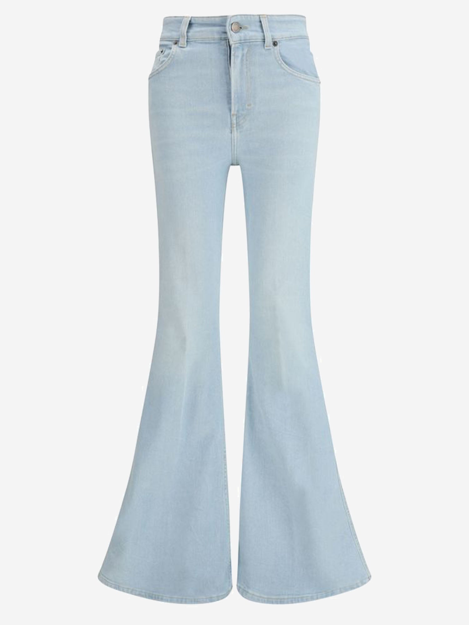 JEANS FLARED IN MISTO COTONE STRETCH HEW03305DS091 L0916 HAIKURE 