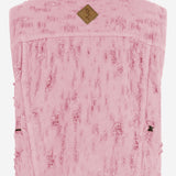 GILET IN COTONE CON DETTAGLI SFRANGIATI HEW09127GF180PXD T0568 HAIKURE 