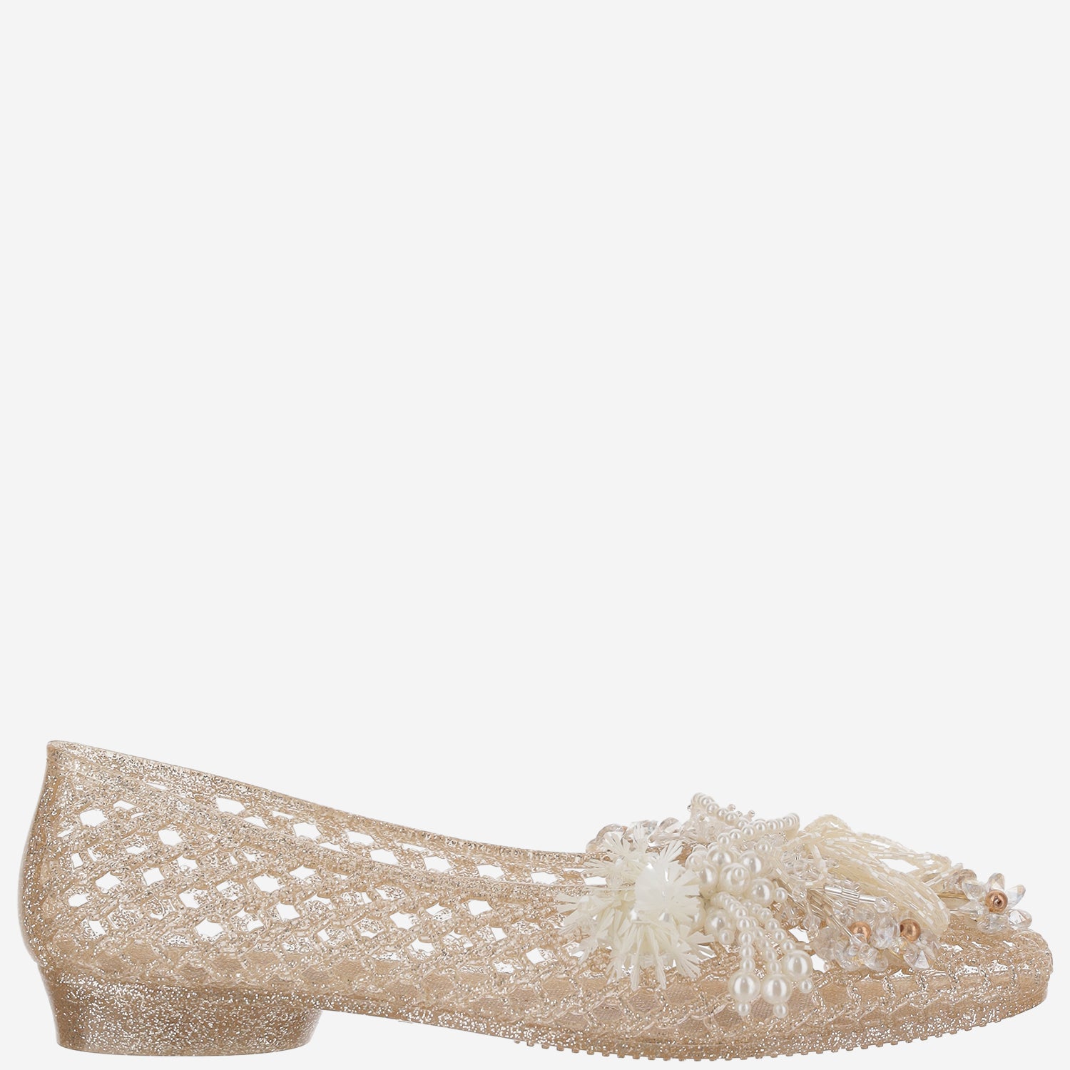 BALLERINE TRASPARENTI CON DECORAZIONE HJ25PSALST01GD01 GOLD HEAVENLY JELLY 