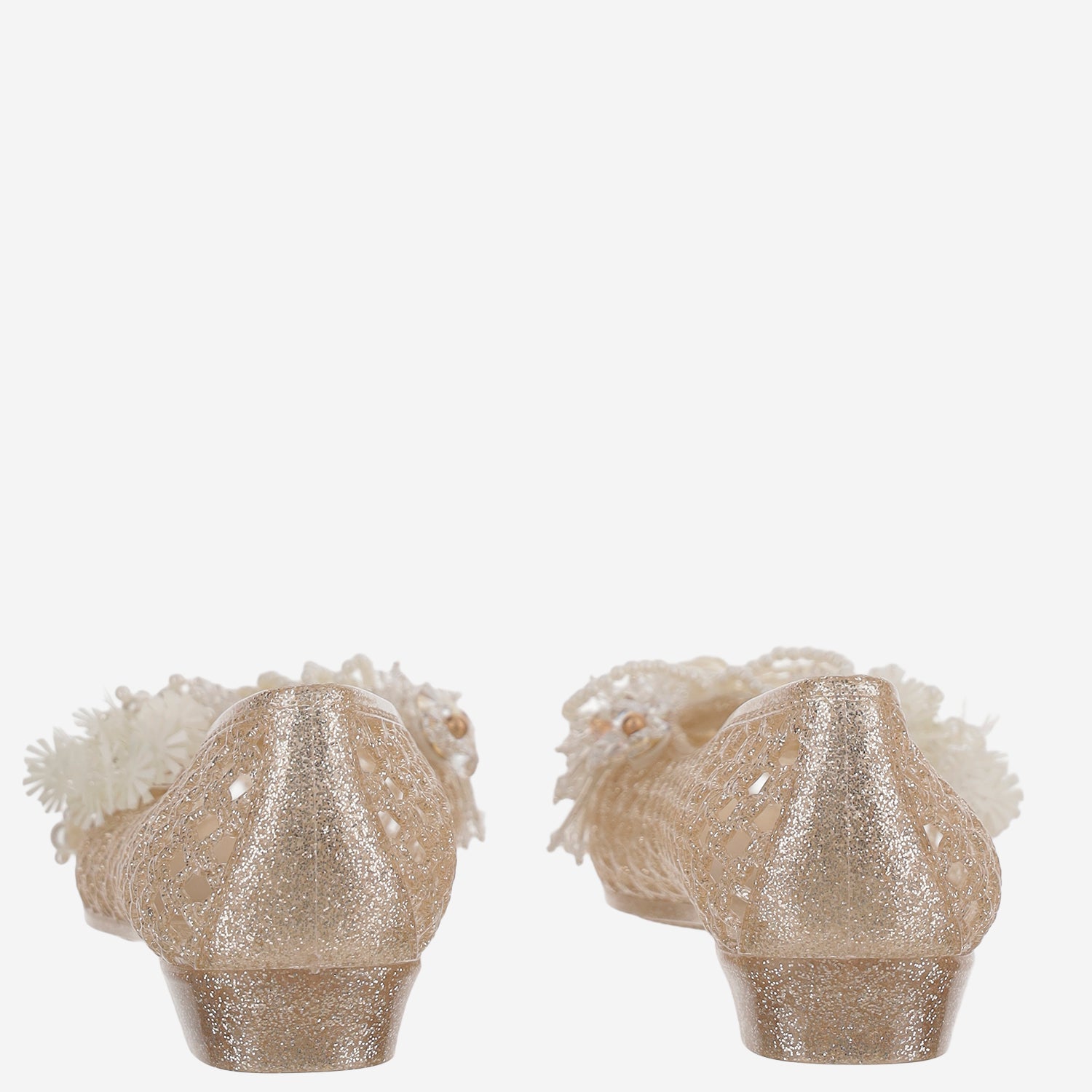 BALLERINE TRASPARENTI CON DECORAZIONE HJ25PSALST01GD01 GOLD HEAVENLY JELLY 