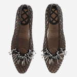 BALLERINE TRASPARENTI CON DECORAZIONE HJ25PSALST03BK01 BLACK HEAVENLY JELLY 