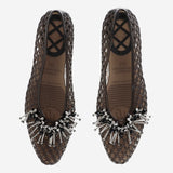 BALLERINE TRASPARENTI CON DECORAZIONE HJ25PSALST03BK01 BLACK HEAVENLY JELLY 