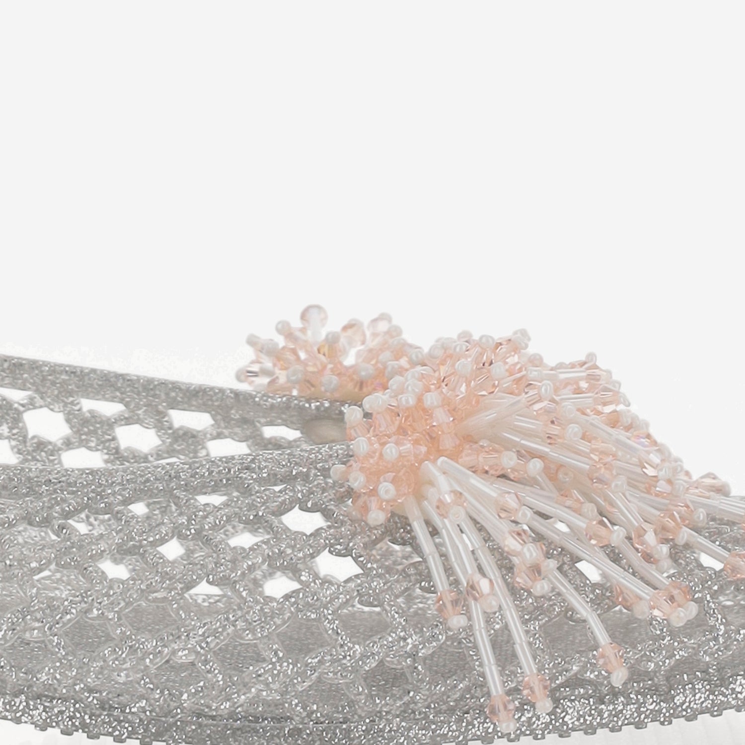BALLERINE TRASPARENTI CON DECORAZIONE HJ25PSALST03SL01 SILVER HEAVENLY JELLY 