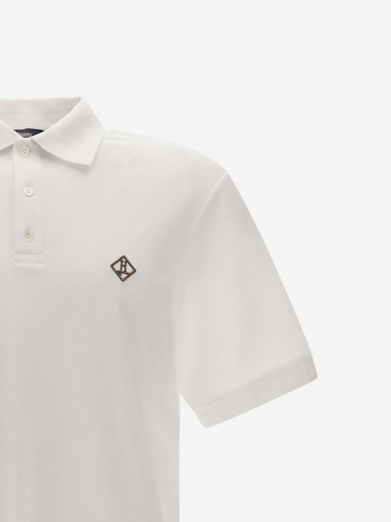 POLO IN COTONE CON LOGO JPL00135U 540051000 HERNO 